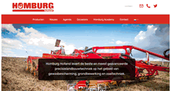 Desktop Screenshot of homburg-holland.com
